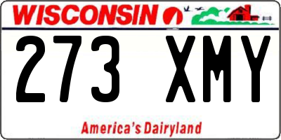 WI license plate 273XMY