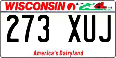 WI license plate 273XUJ