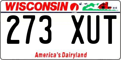 WI license plate 273XUT