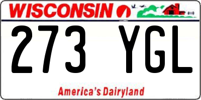 WI license plate 273YGL