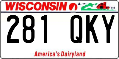 WI license plate 281QKY