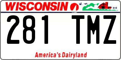 WI license plate 281TMZ