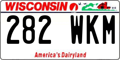 WI license plate 282WKM