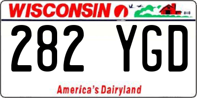WI license plate 282YGD