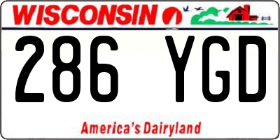 WI license plate 286YGD