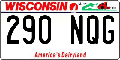 WI license plate 290NQG