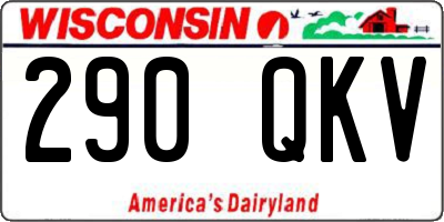 WI license plate 290QKV