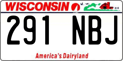 WI license plate 291NBJ