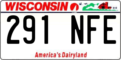 WI license plate 291NFE