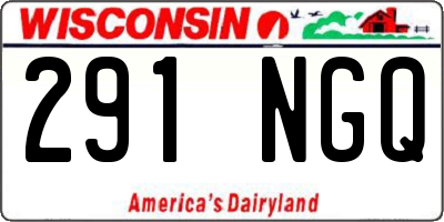 WI license plate 291NGQ