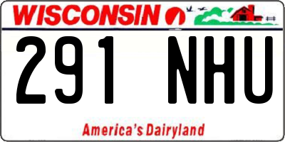 WI license plate 291NHU