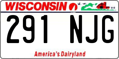 WI license plate 291NJG