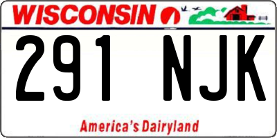 WI license plate 291NJK