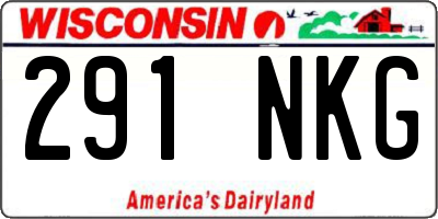 WI license plate 291NKG