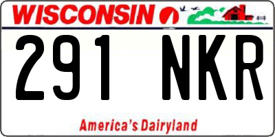 WI license plate 291NKR