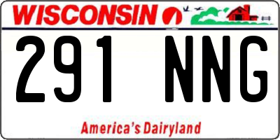 WI license plate 291NNG