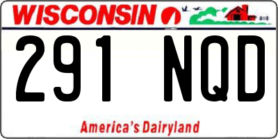 WI license plate 291NQD