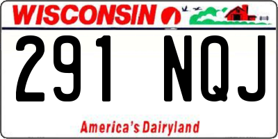 WI license plate 291NQJ