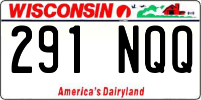 WI license plate 291NQQ