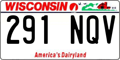 WI license plate 291NQV