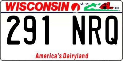 WI license plate 291NRQ