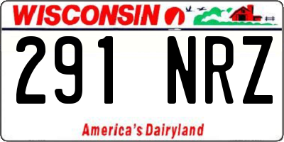 WI license plate 291NRZ