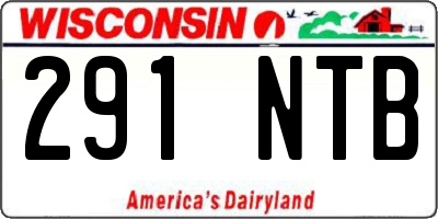 WI license plate 291NTB