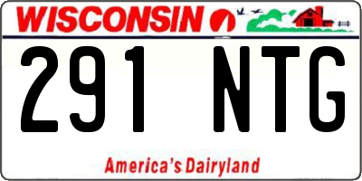 WI license plate 291NTG