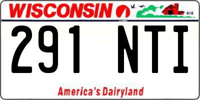 WI license plate 291NTI