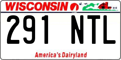WI license plate 291NTL