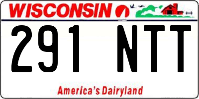 WI license plate 291NTT