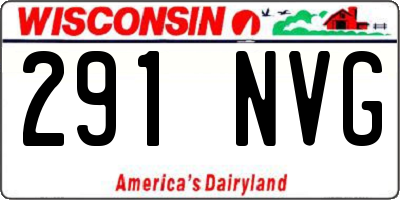 WI license plate 291NVG