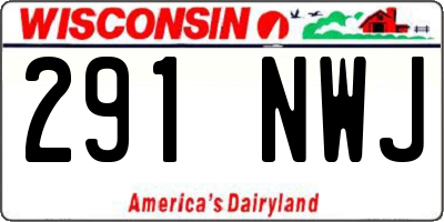 WI license plate 291NWJ