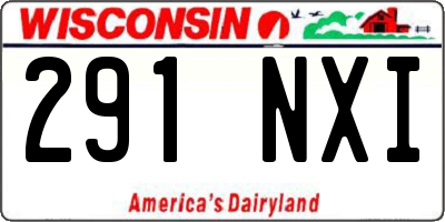 WI license plate 291NXI