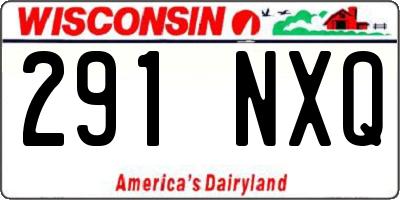 WI license plate 291NXQ