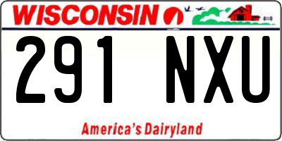 WI license plate 291NXU