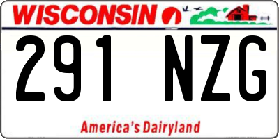 WI license plate 291NZG