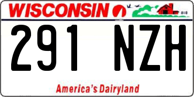 WI license plate 291NZH