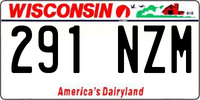 WI license plate 291NZM