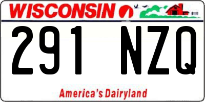 WI license plate 291NZQ