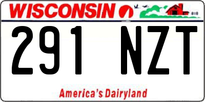 WI license plate 291NZT