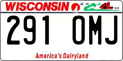 WI license plate 291OMJ