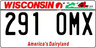 WI license plate 291OMX