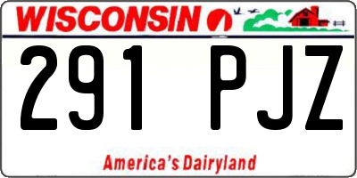 WI license plate 291PJZ