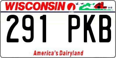WI license plate 291PKB