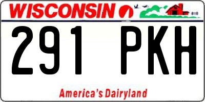 WI license plate 291PKH