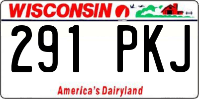 WI license plate 291PKJ