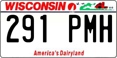 WI license plate 291PMH
