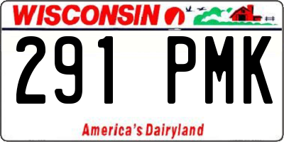 WI license plate 291PMK