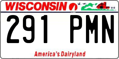 WI license plate 291PMN